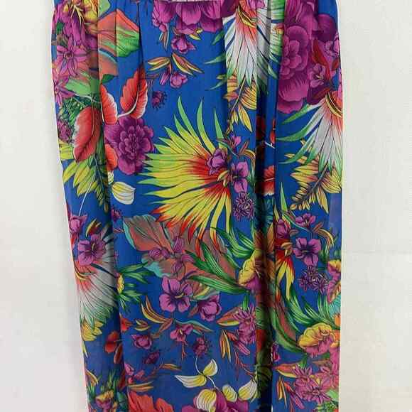 Forever 21 Women's Floral Multicolor Sleeveless Maxi Dress Size Small - Picture 4 of 11
